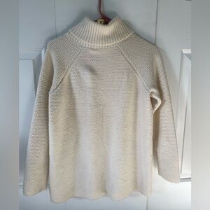 Tory Burch Cream Turtle Neck Sweater